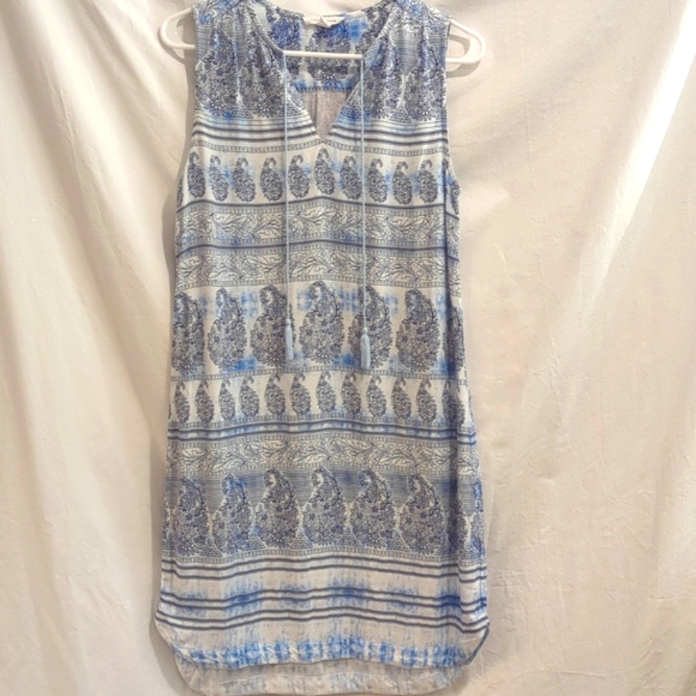 BeachLunchLounge | Sleeveless Dress or Cover-Up Coastal Beach Bohemian | XS
